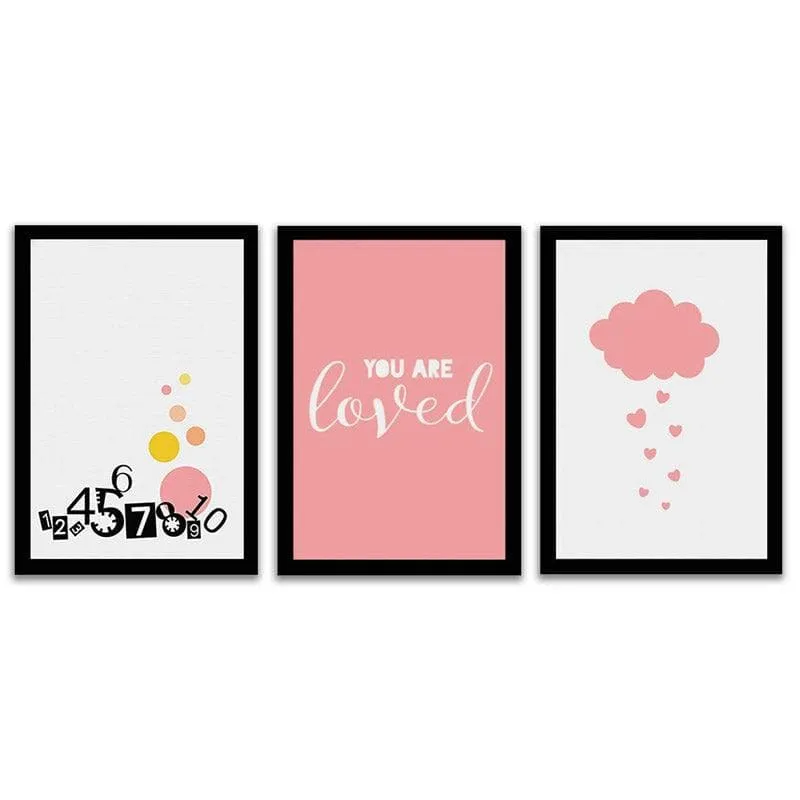 You Are Loved Wall Art - Set Of Three media 3