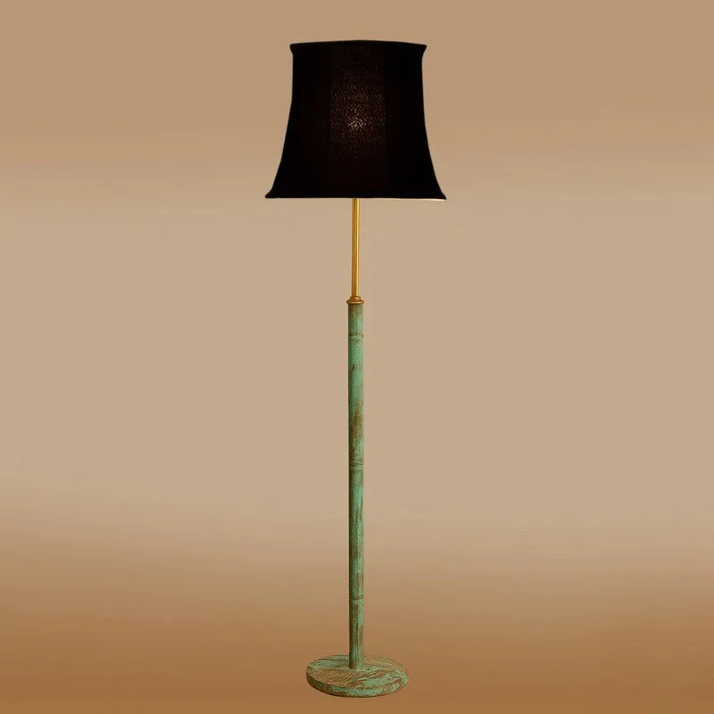 Misty Morning Wooden Floor Lamp - Black media 6