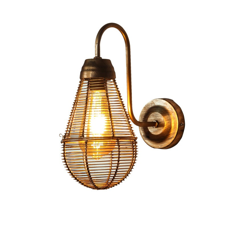 Heritage Curve Iron Wall Lamp media 4