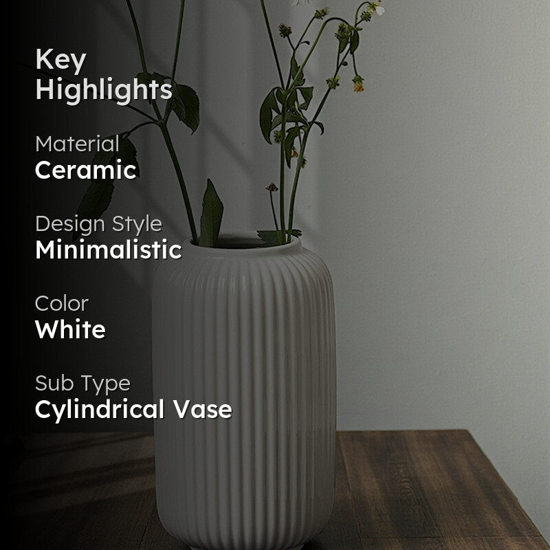 Spunky Splash Vase - White media 2