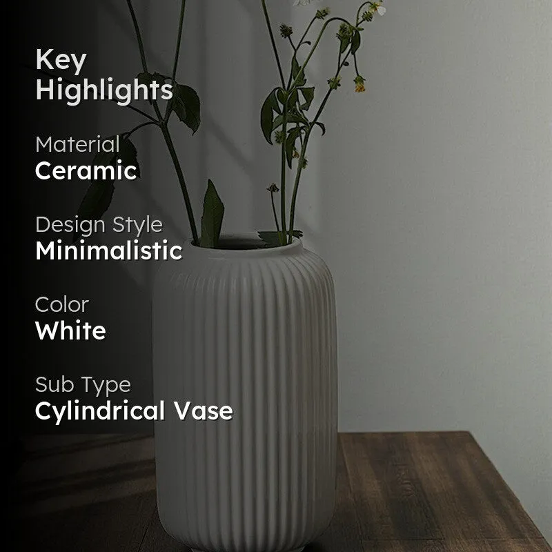 Spunky Splash Vase - White media 2