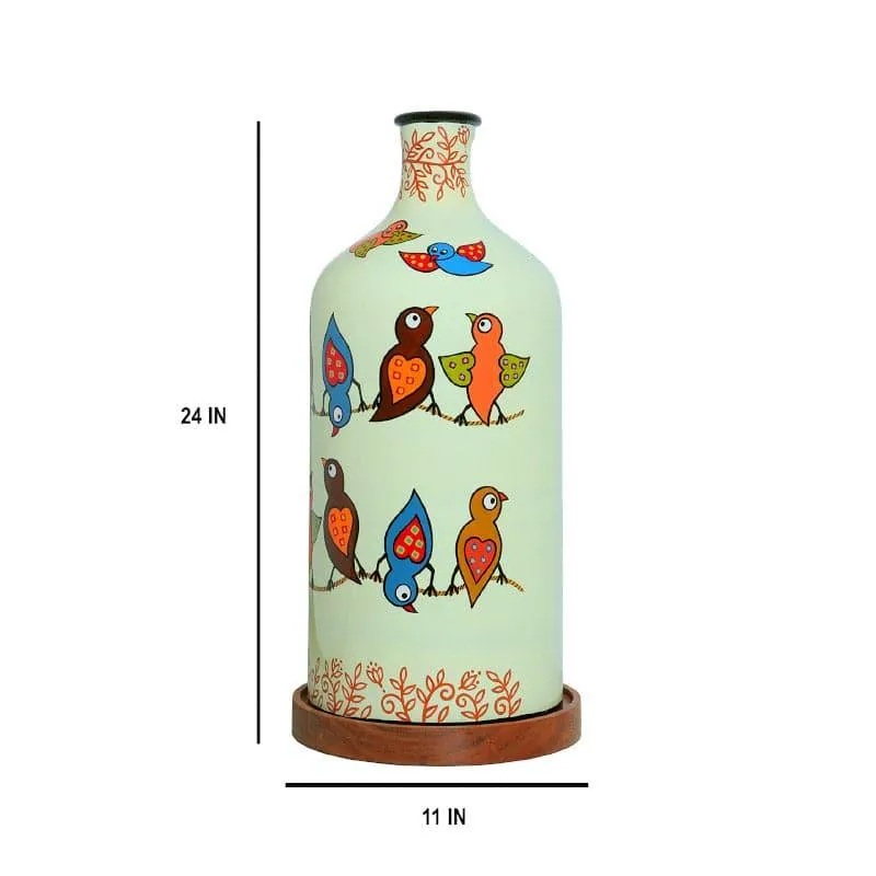 Chirp Dance Hand Painted Floor Lamp media 5
