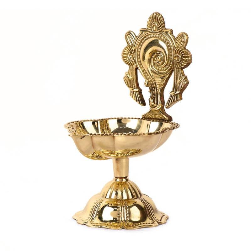 Shankh Brass Diya media 3