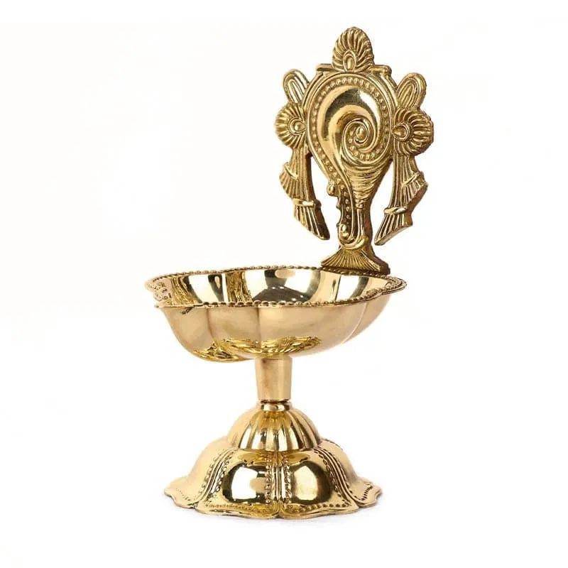 Shankh Brass Diya media 3