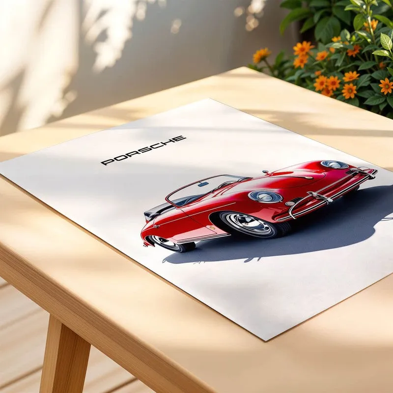 Porsche Passion Wall Poster - Red media 5
