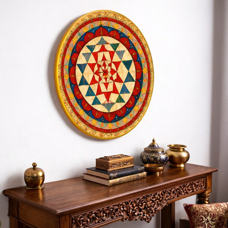 Geometric Mandala Paper Wall Art media 3