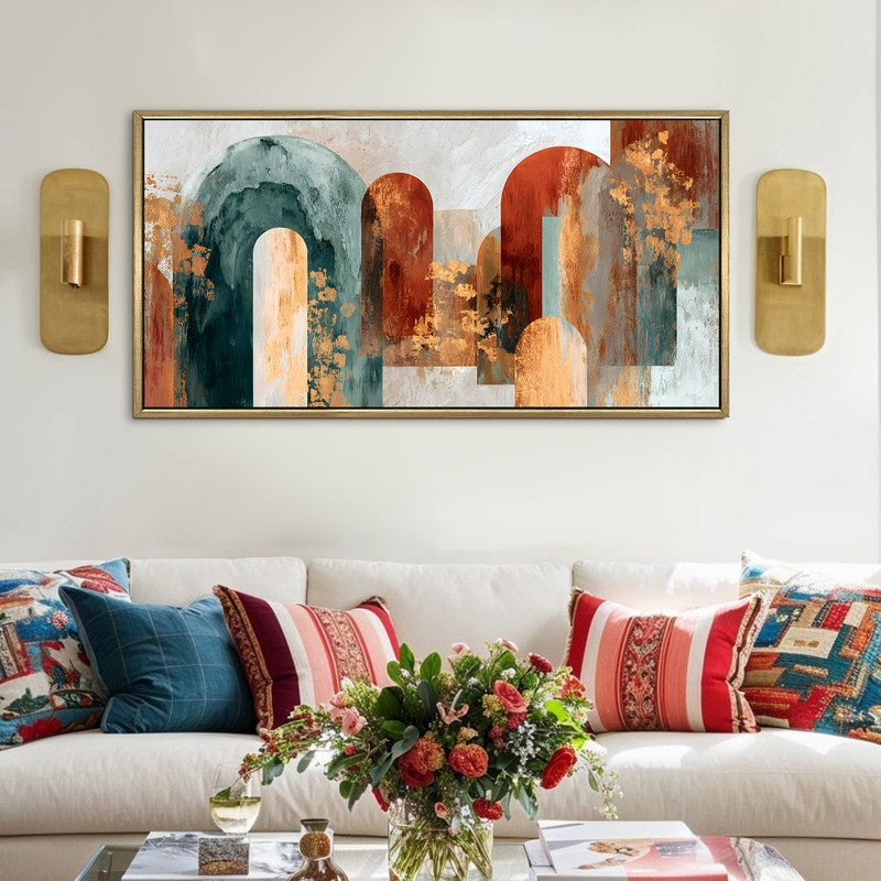 Manorline Abstract Canvas Wall Art