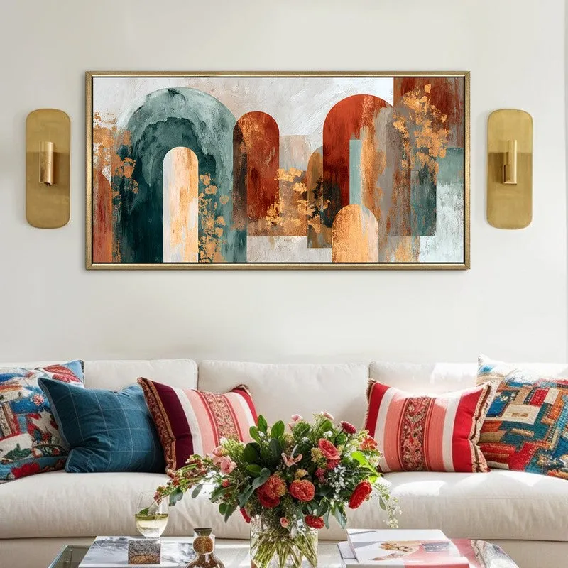 Manorline Abstract Canvas Wall Art media 1