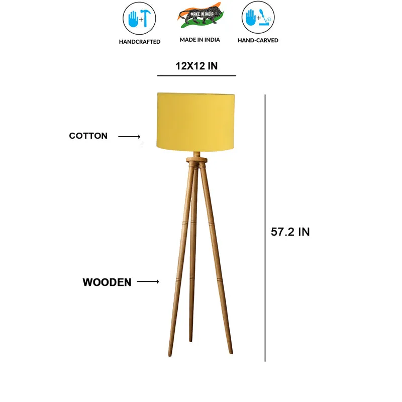 Cotin I Tripod Floor Lamp - Yellow media 6