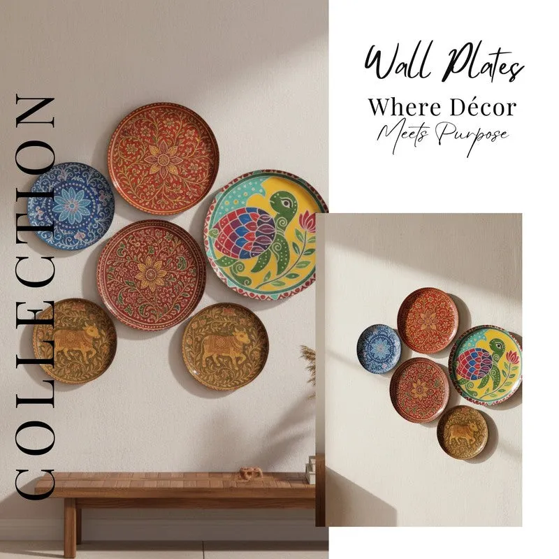 Blooming Vines Art Plates - Set of Five media 10