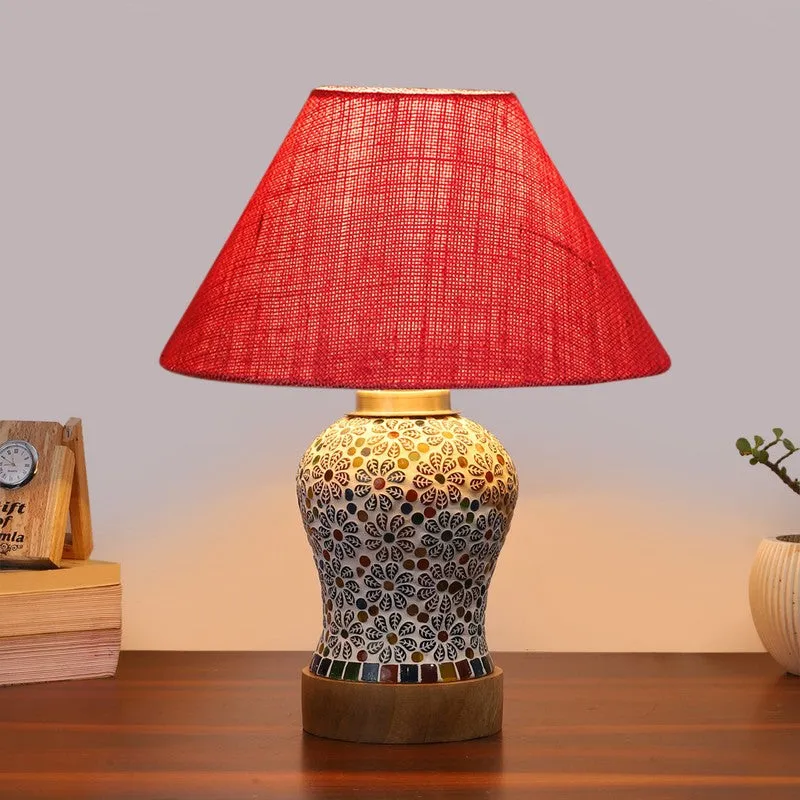 Gleamra Wooden Table Lamp - Multicolor media 3