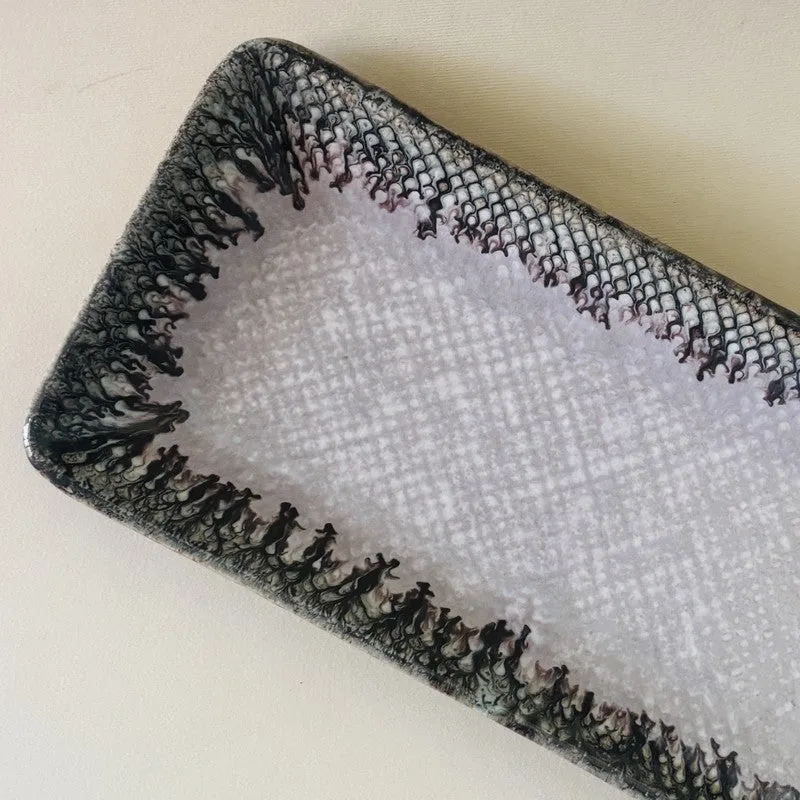 Ceramic Rectangular Platter - Pink media 6