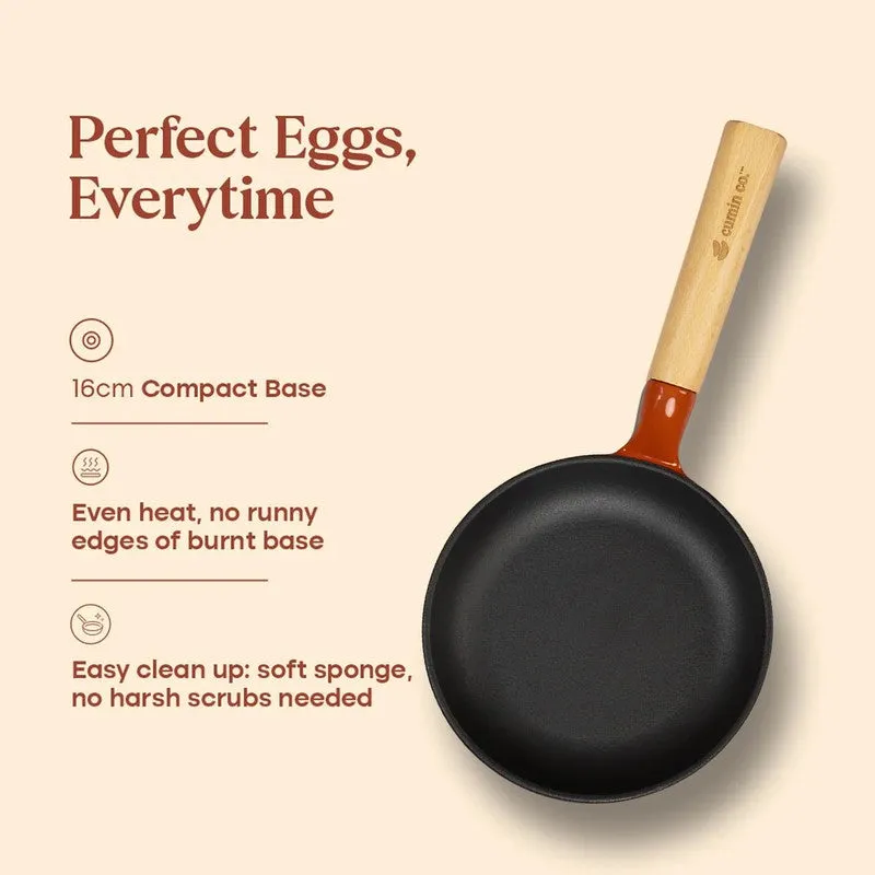 Cumin Co Enamel Cast Iron Frying Pan (Rust) - 750 mL media 9