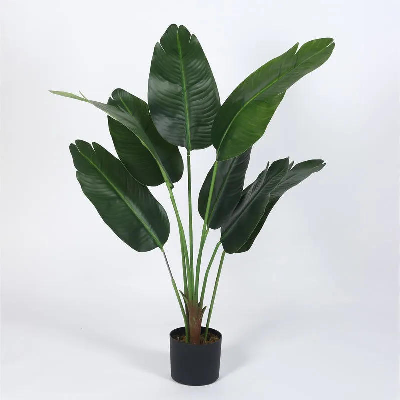 Ardella Artificial Banana Plant With Black Fiber Pot - 4.4 Feet media 7