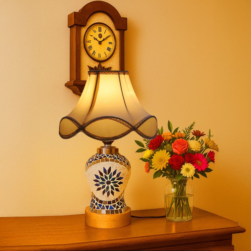 Floranira Arc Wooden Table Lamp - Multicolor
