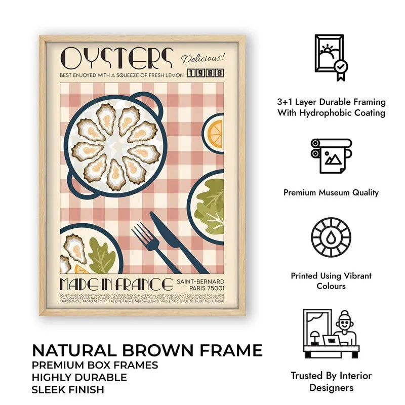 Dine Divine Archival Canvas Wall Art - Brown media 11