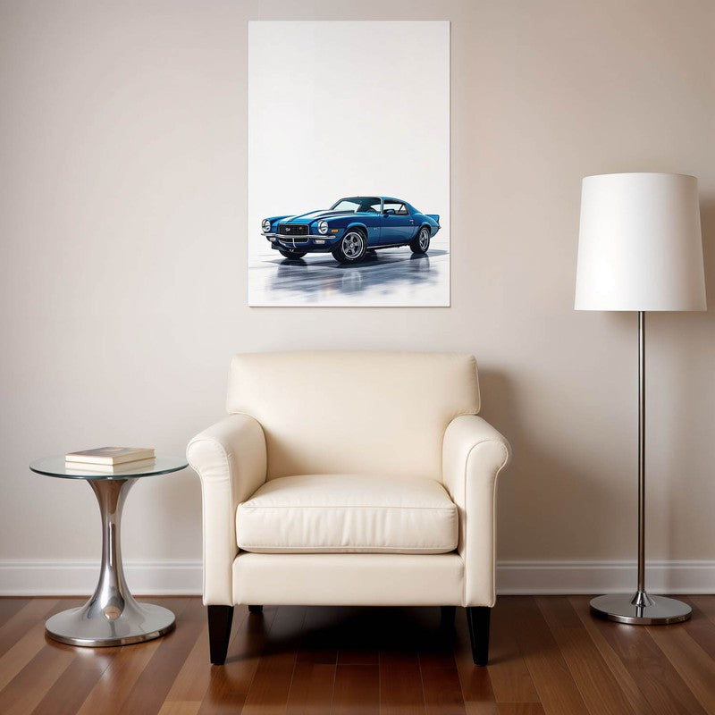 Midnight Camaro Wall Poster