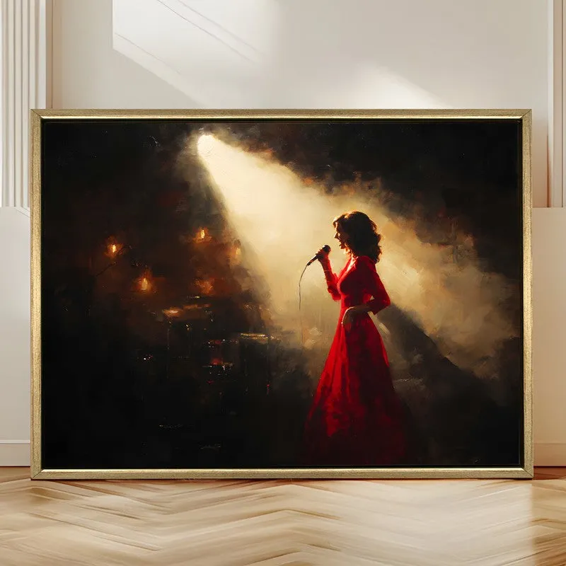 Cabaret Melody Canvas Wall Painting With Frame media 4
