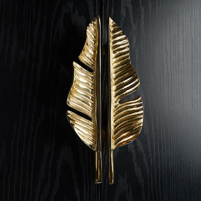 Oak Leaf Handmade Door Handle - Set Of Two