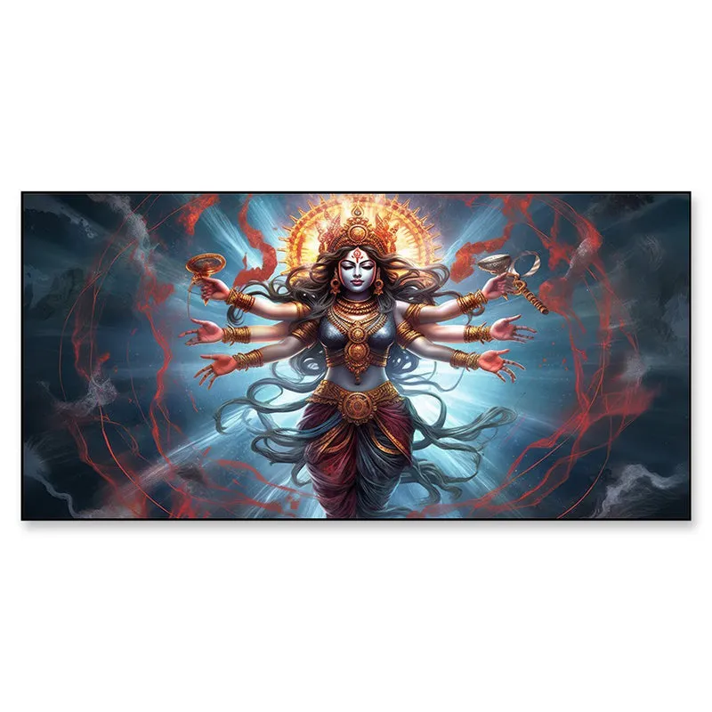 Mahakali Canvas Wall Painting media 3