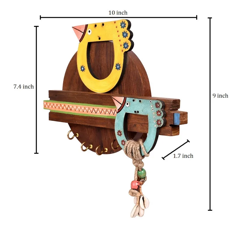 Beak Beauty Handcrafted Tribal Key Holder media 6