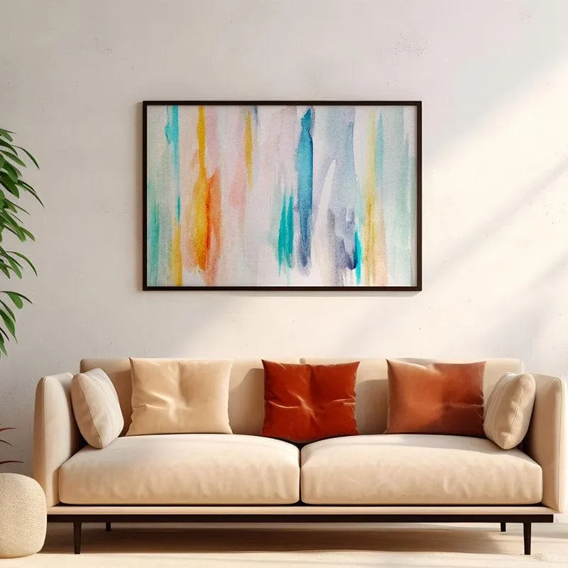 Here And Now Canvas Wall Painting - Black Frame media 4