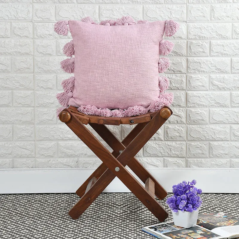 Tassia Cushion Cover (Purple) - Set Of Two media 5
