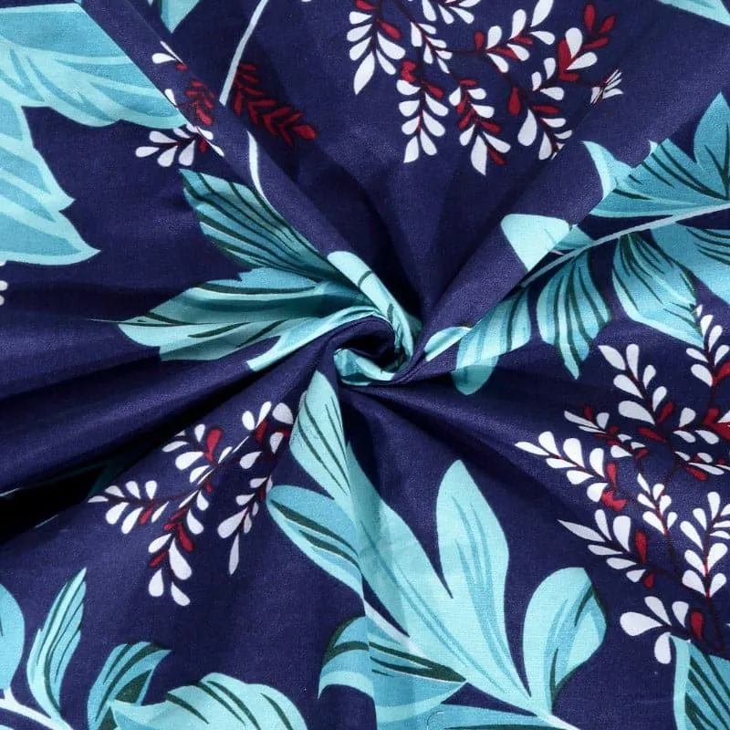 Iris Fona Floral Bedsheet - 150 GSM media 4