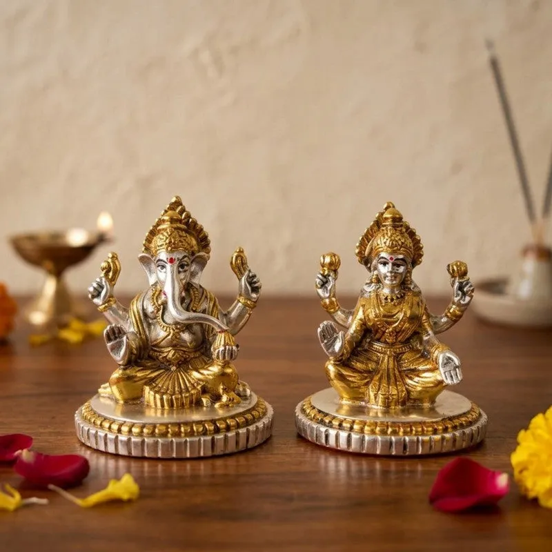 Siddhika Metal Idol - Set of Two media 3