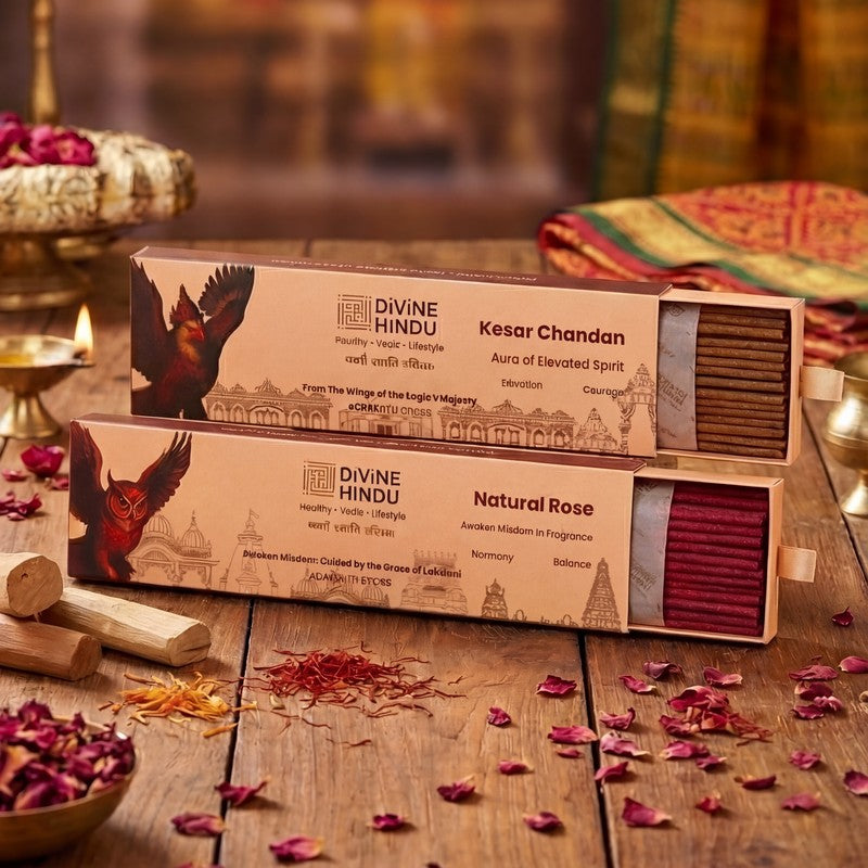 Natural Rose Divine Incense Sticks
