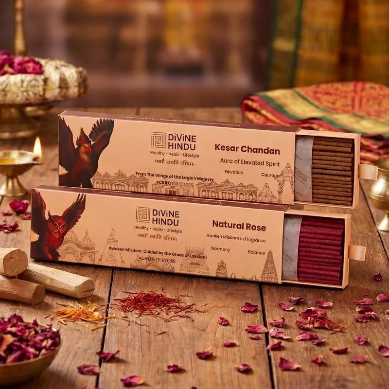 Natural Rose Divine Incense Sticks media 1