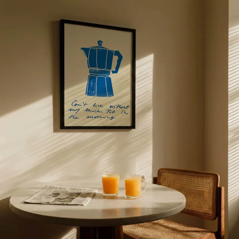 CaffeineKettle Archival Canvas Wall Art - Black media 5