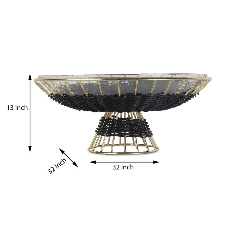 Elowen Regent Large Fruit Bowls - Gold media 7