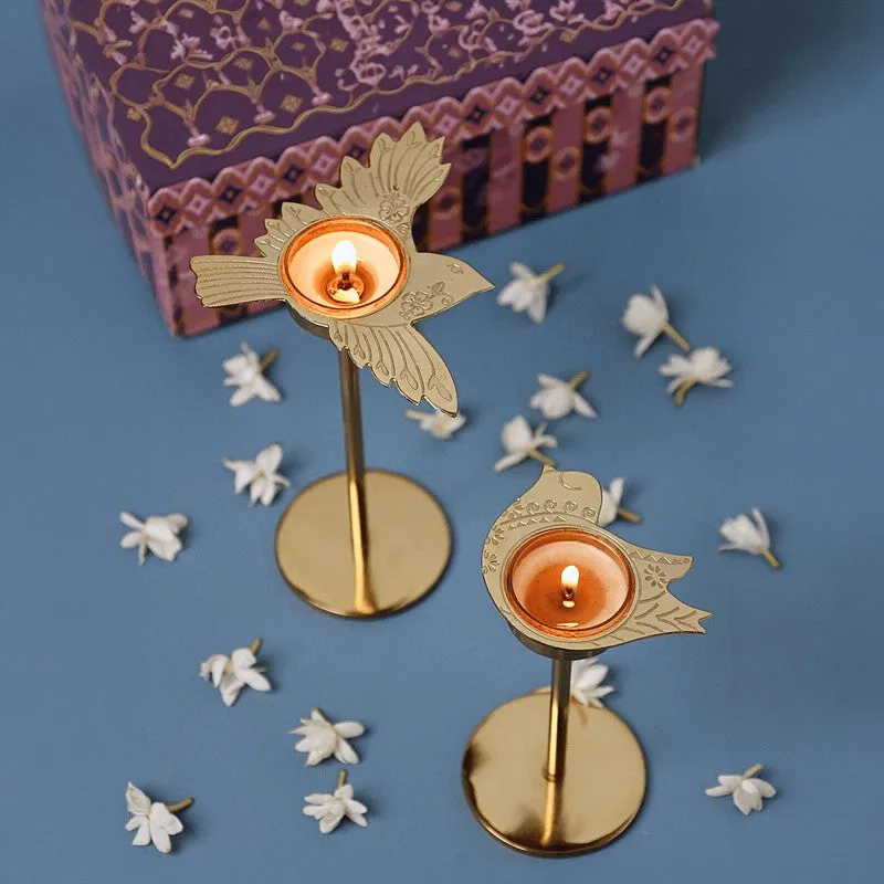 GlowDot Tea Light Candle Holder - Set of Two media 4