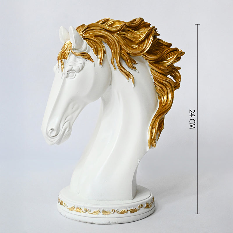 Foiled Mane Showpiece - White media 7
