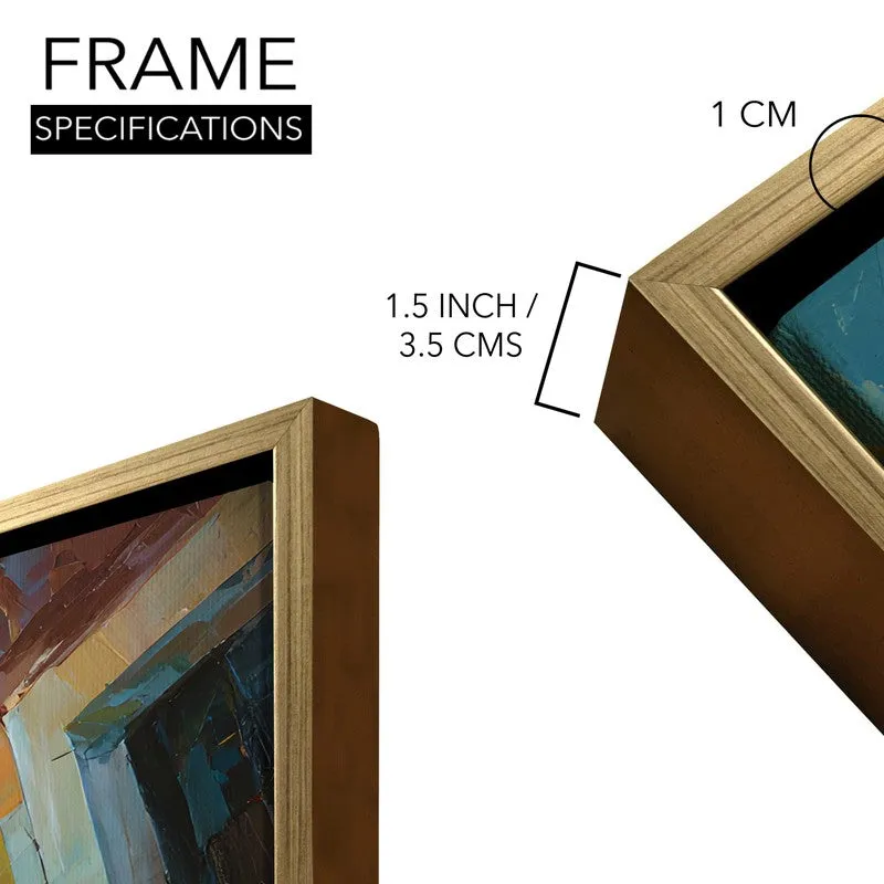 Spectrum Dancer Canvas Wall Painting With Frame media 8