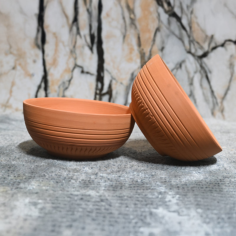 Rhea Terracotta Serving Bowl (220 mL) - Set Of Six media 7