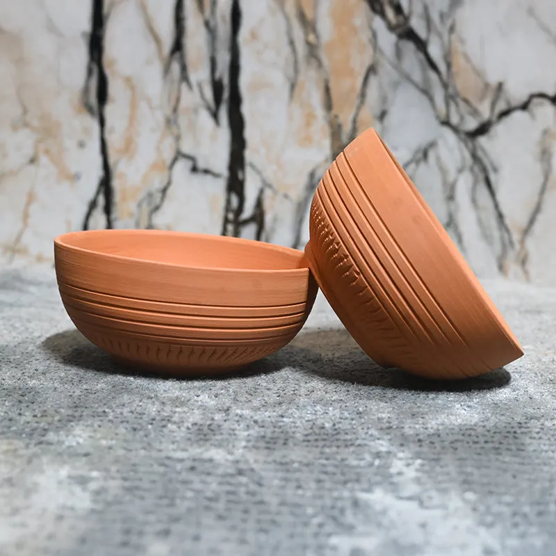 Rhea Terracotta Serving Bowl (220 mL) - Set Of Six media 7