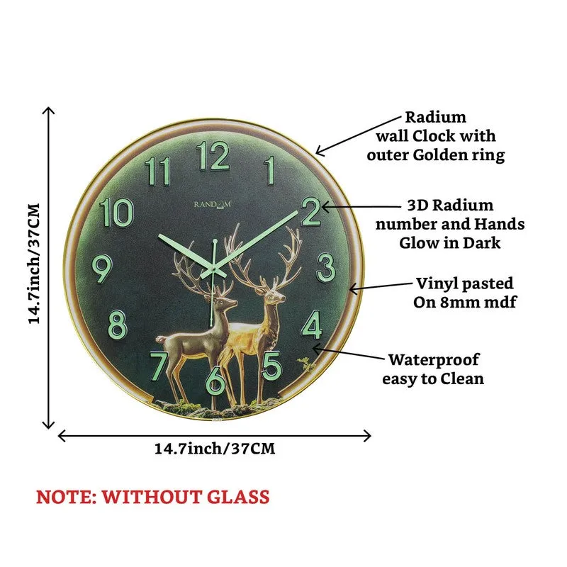 Solvyn MDF Analog Wall Clock media 8