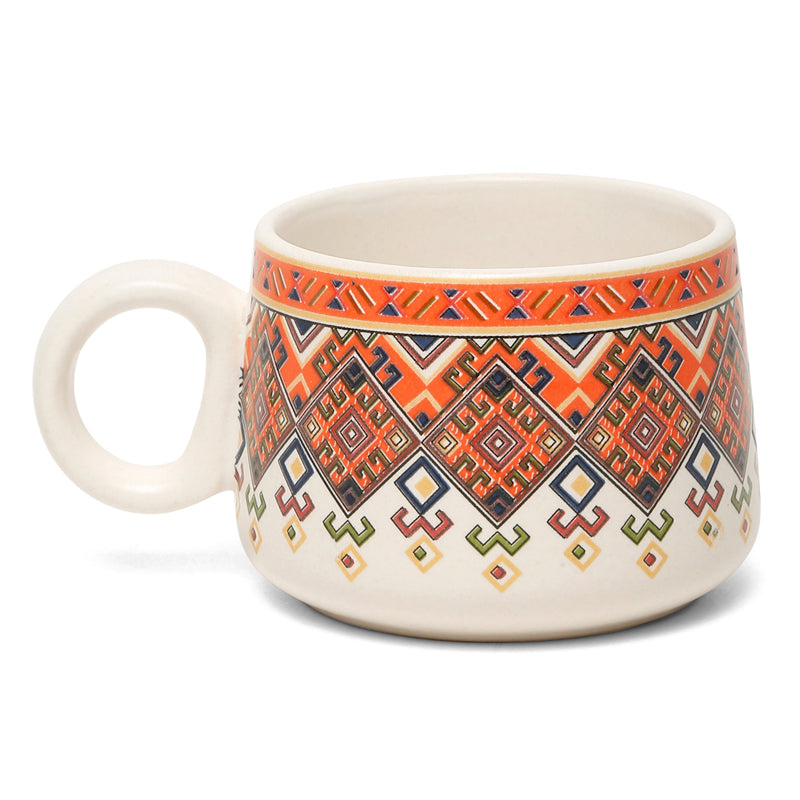Kalpvriksha Ceramic Tea Cup (120 mL Each) - Set Of Six media 6