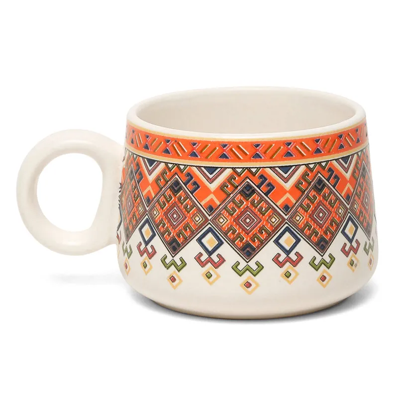 Kalpvriksha Ceramic Tea Cup (120 mL Each) - Set Of Six media 6
