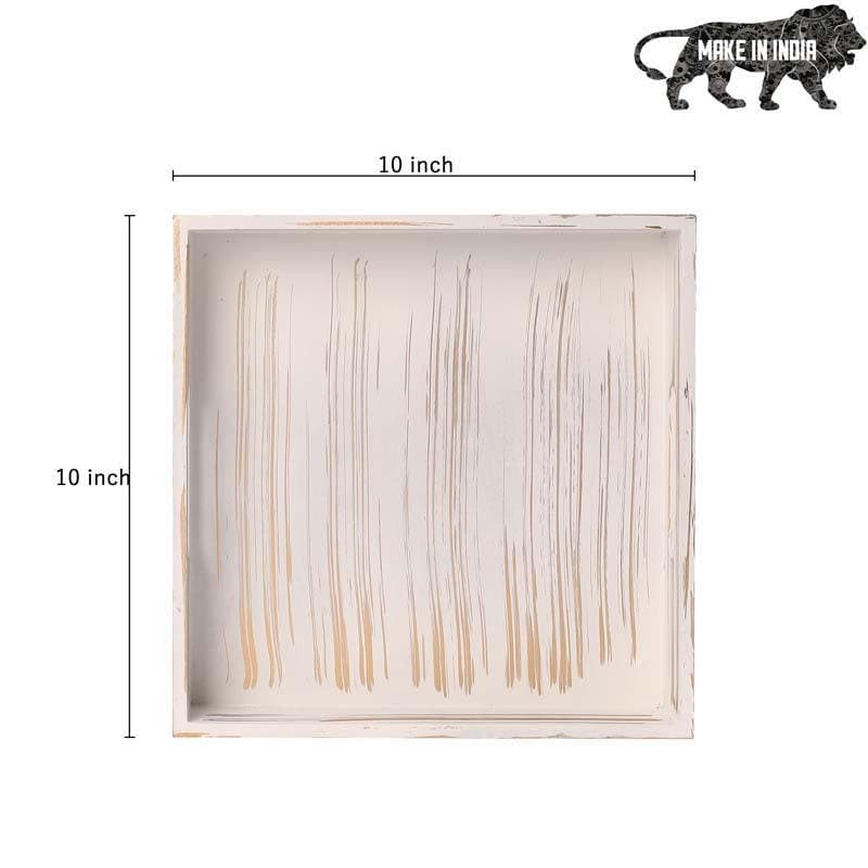 Pristine Preto Serving Tray (White) - Small media 6