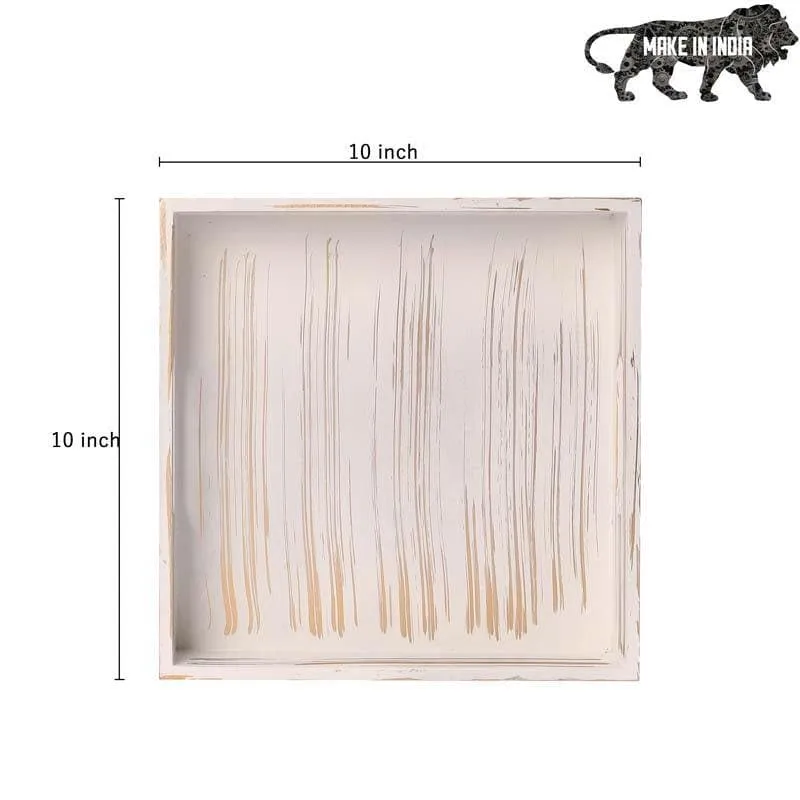Pristine Preto Serving Tray (White) - Small media 6