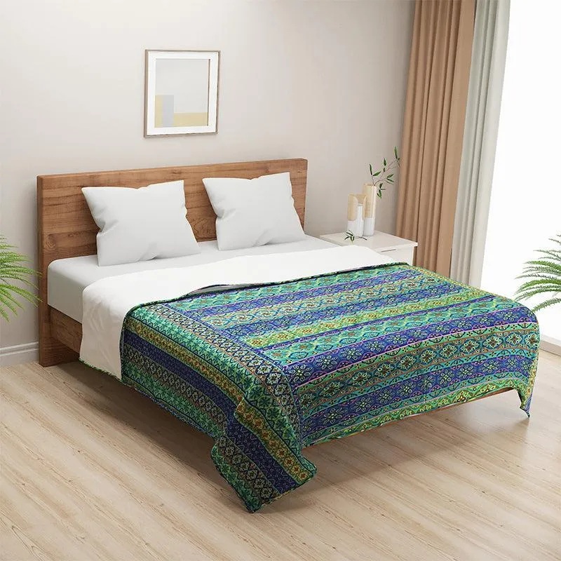 Swayam Nakhera Striped Ethnic Cotton Dohar - 110 GSM media 4