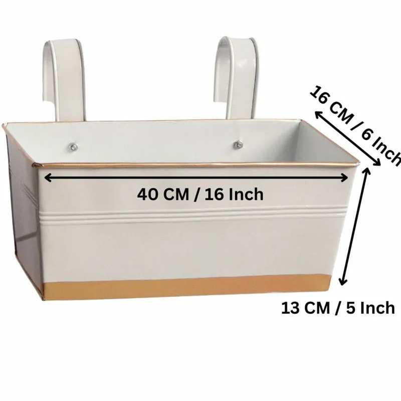 Adro White Planter - Set Of Six media 6