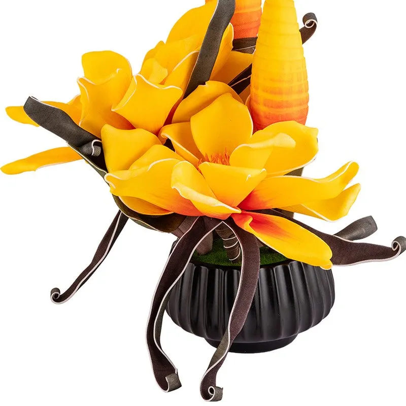 AarviDecor Golden Aura Foam Artificial Flowers media 7