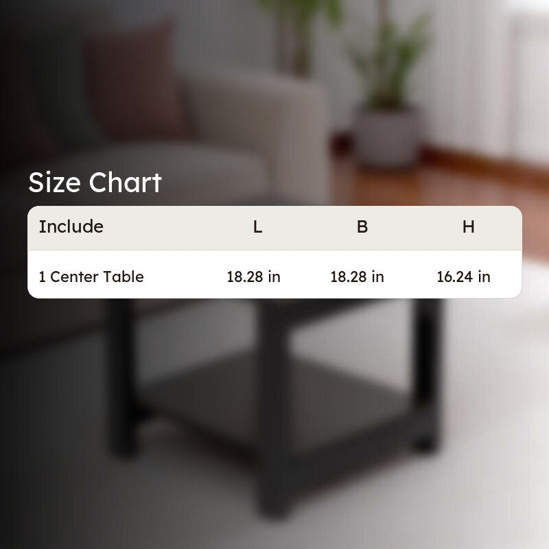 Yexon Sheesham Wooden Center Table - Black media 10