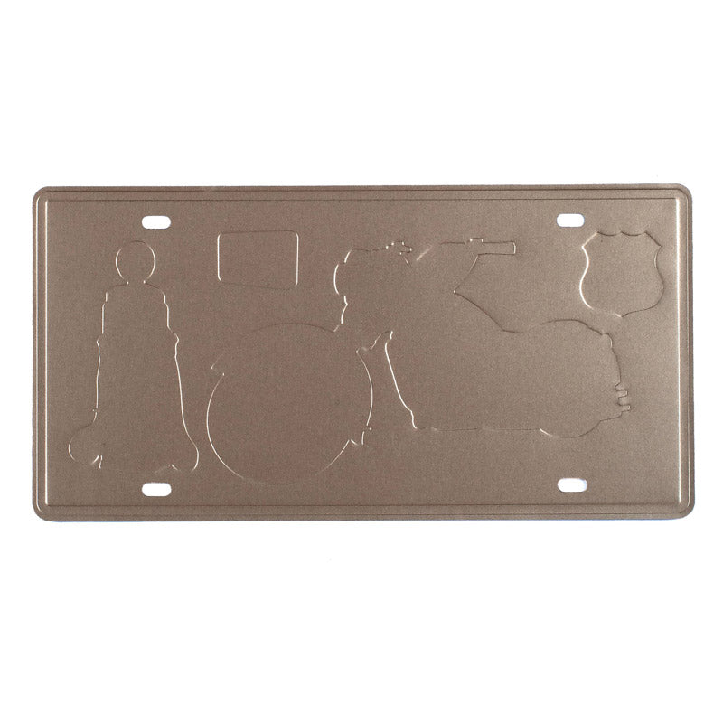 Route66 Chopper Gasoline Metal Wall Accent media 4