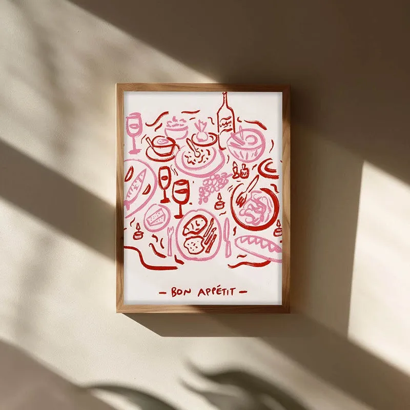 Modern Mingle Archival Canvas Wall Art - Brown media 3
