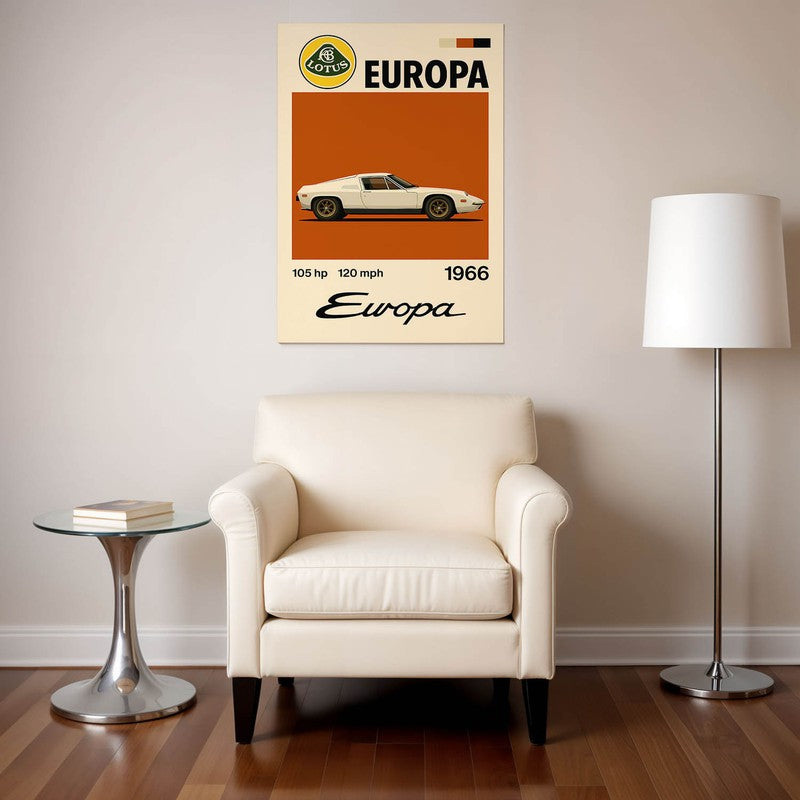 Lotus Europa Wall Poster